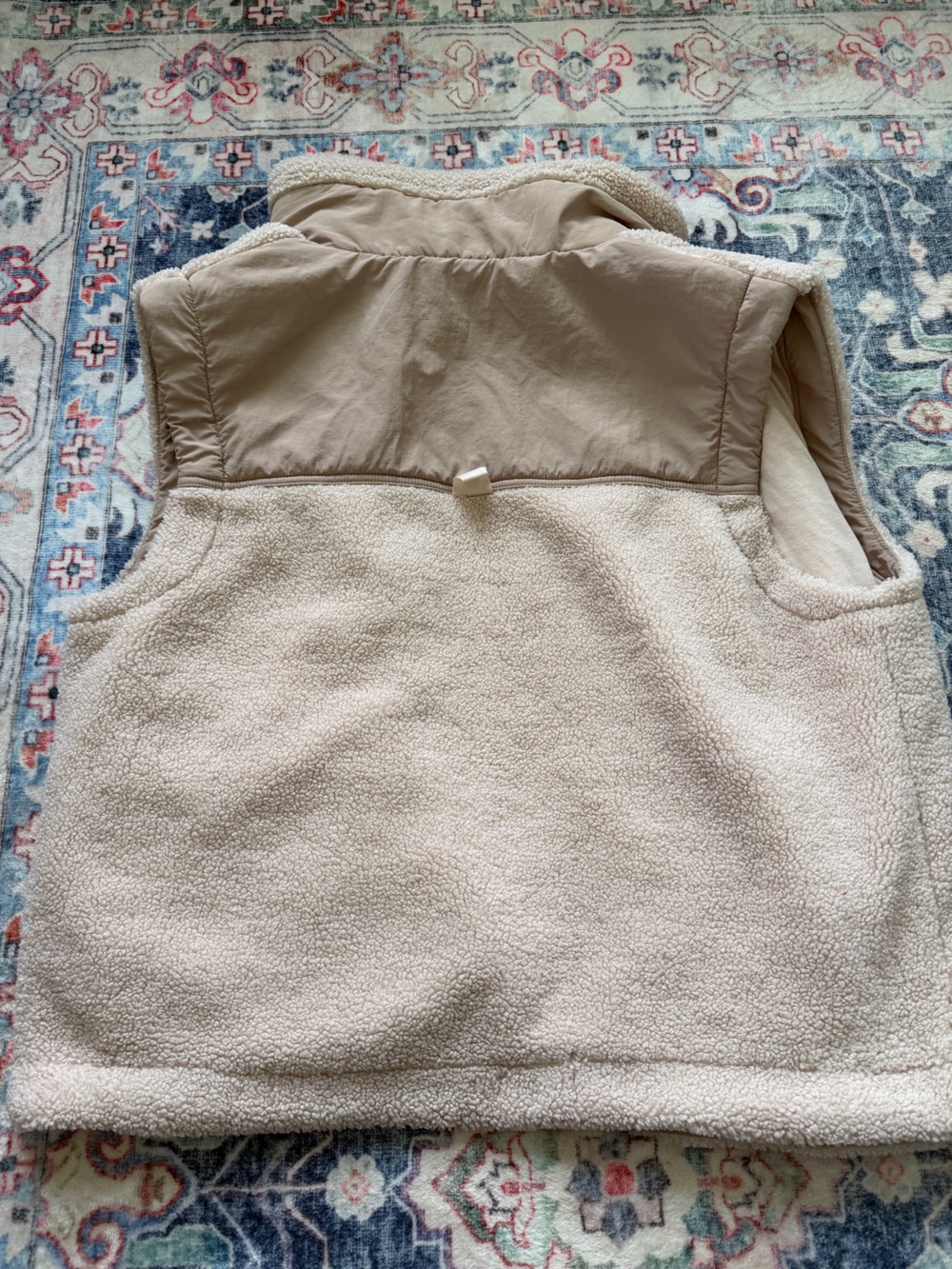 Women's High Pile Vest - JoyLab Tan/Taupe S - Picture 7 of 7